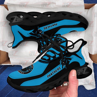 Carolina Panthers Clunky Sneakers NFL Custom Sport Shoes