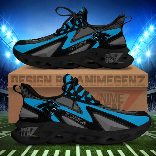 Carolina Panthers Clunky Sneakers NFL Custom Sport Shoes