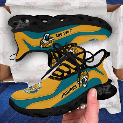 Jacksonville Jaguars Clunky Sneakers NFL Custom Sport Shoes