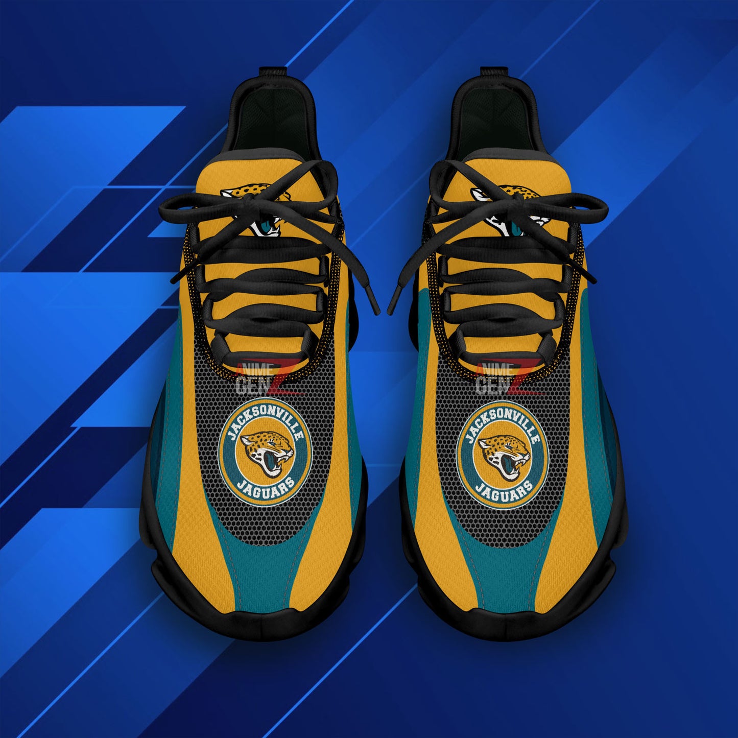 Jacksonville Jaguars Clunky Sneakers NFL Custom Sport Shoes
