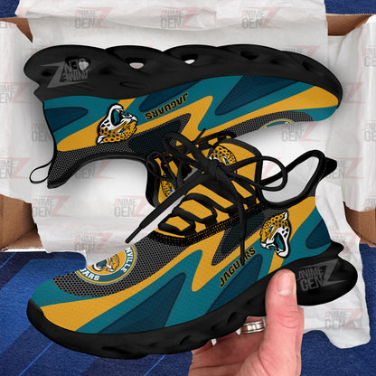 Jacksonville Jaguars Clunky Sneakers NFL Custom Sport Shoes