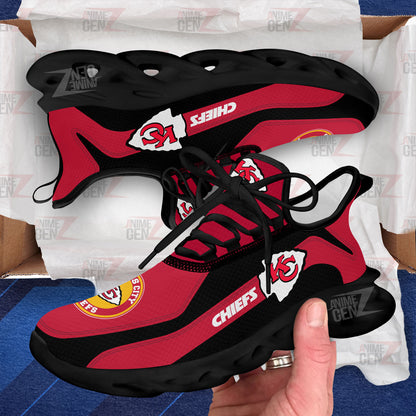 Kansas City Chiefs Clunky Sneakers NFL Custom Sport Shoes