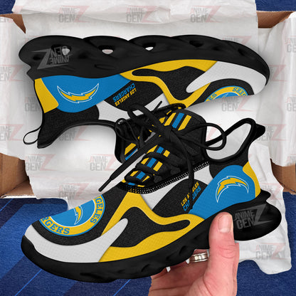 Los Angeles Chargers Clunky Sneakers NFL Custom Sport Shoes