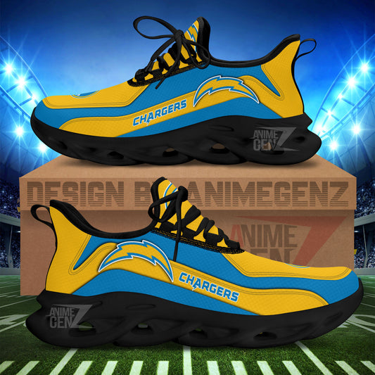 Los Angeles Chargers Clunky Sneakers NFL Custom Sport Shoes
