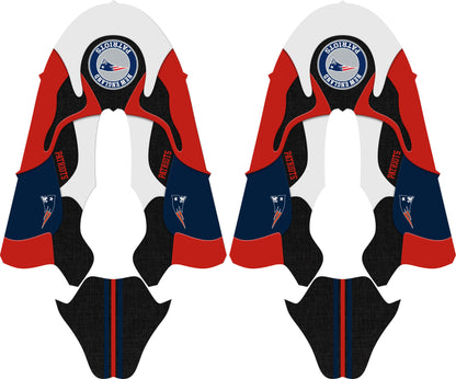 New England Patriots Clunky Sneakers NFL Custom Sport Shoes