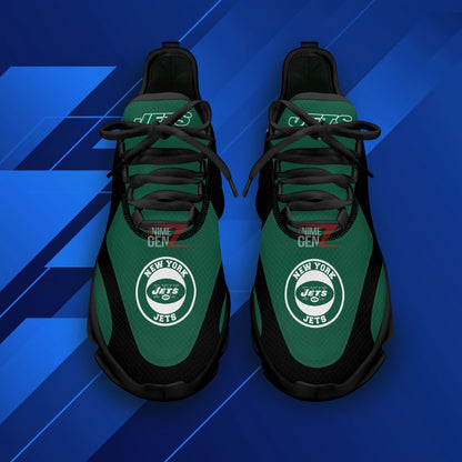 New York Jets Clunky Sneakers NFL Custom Sport Shoes