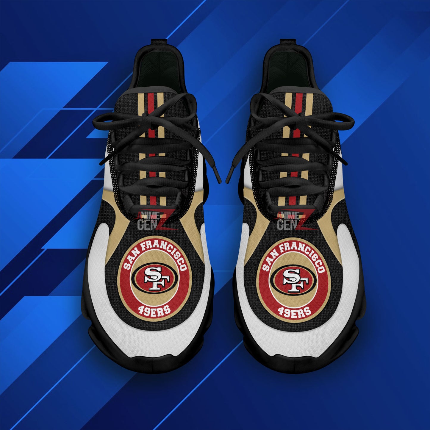 San Francisco 49ers Clunky Sneakers NFL Custom Sport Shoes