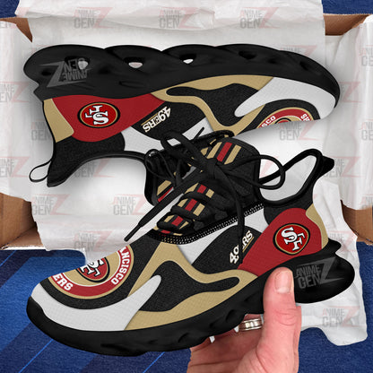 San Francisco 49ers Clunky Sneakers NFL Custom Sport Shoes