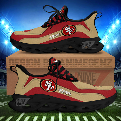 San Francisco 49ers Clunky Sneakers NFL Custom Sport Shoes