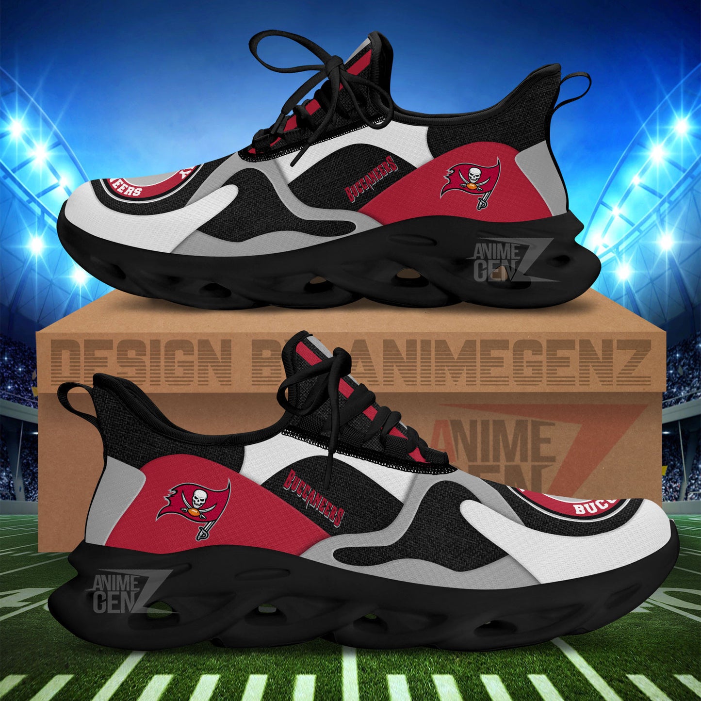 Tampa Bay Buccaneers Clunky Sneakers NFL Custom Sport Shoes