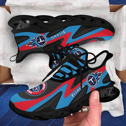 Tennessee Titans Clunky Sneakers NFL Custom Sport Shoes