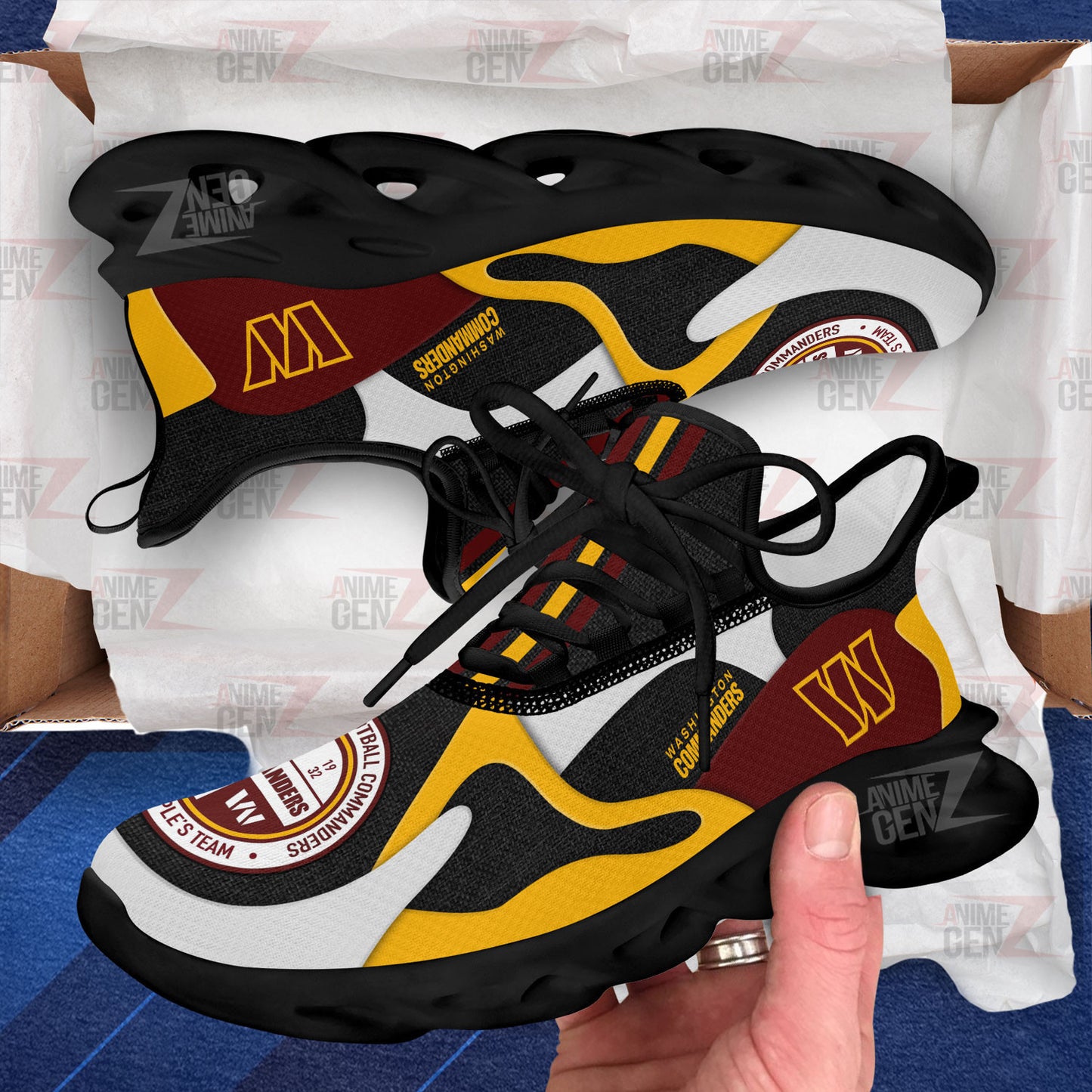 Washington Commanders Clunky Sneakers NFL Custom Sport Shoes