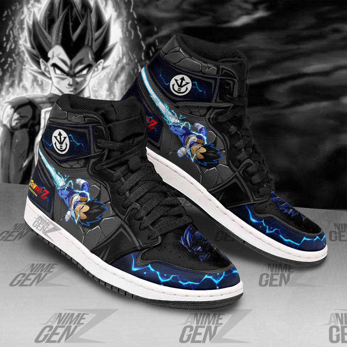 Dragon Ball Vegeta JD Sneakers Custom Anime Shoes