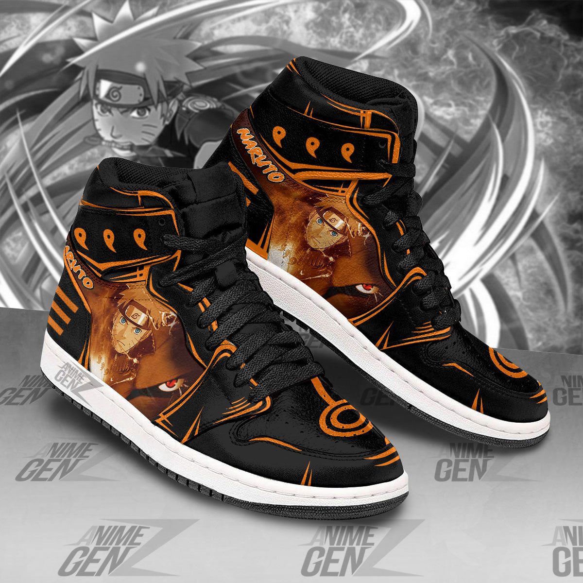 Naruto JD Sneakers Custom Anime Shoes