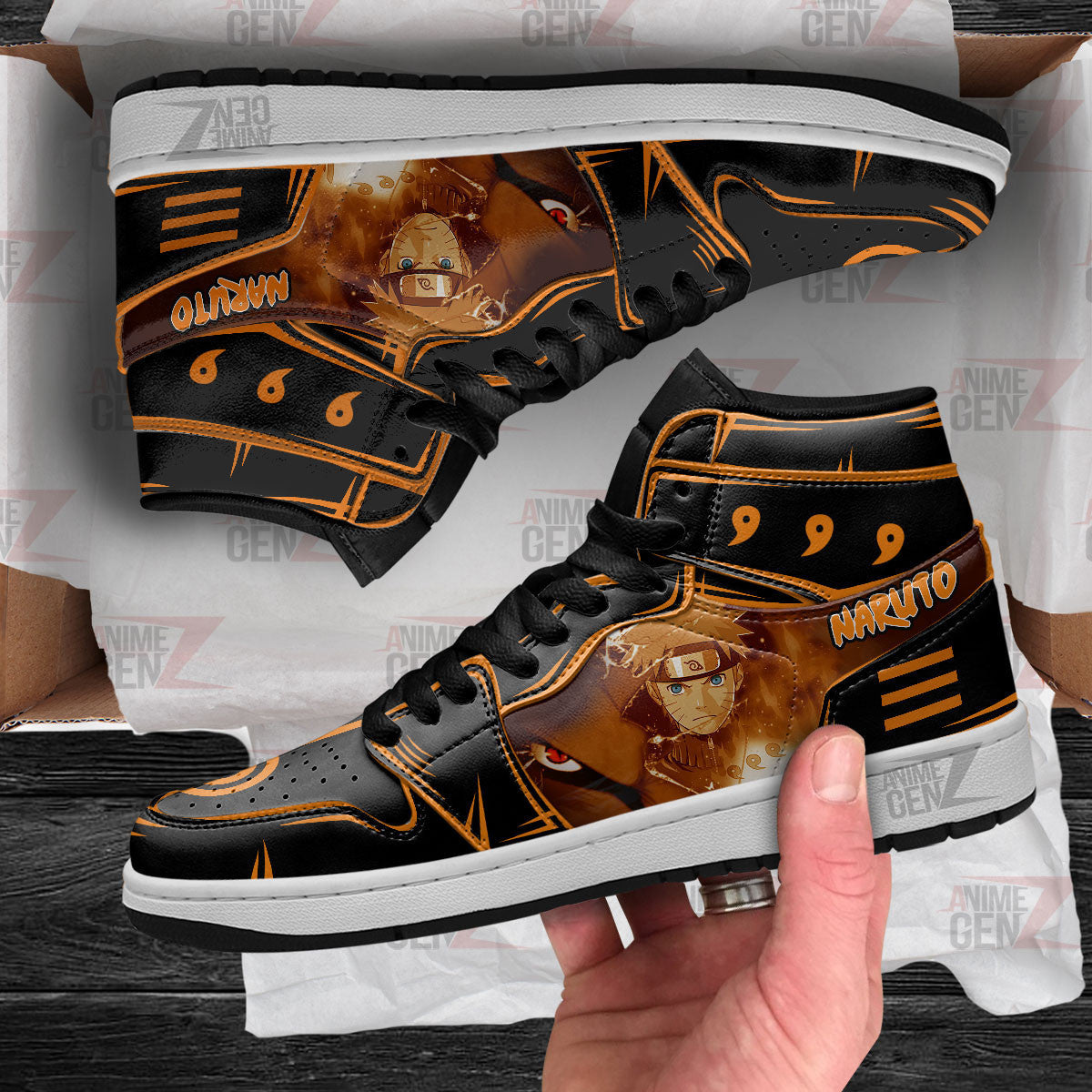 Naruto JD Sneakers Custom Anime Shoes