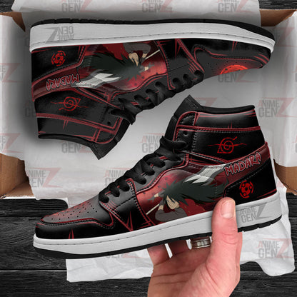 Naruto Madara Uchiha JD Sneakers Custom Anime Shoes