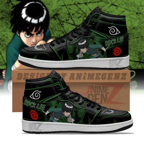 Naruto Rock Lee JD Sneakers Custom Anime Shoes