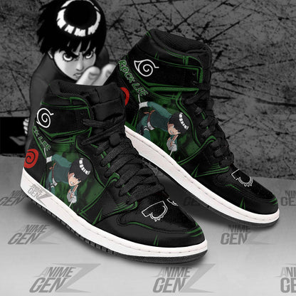 Naruto Rock Lee JD Sneakers Custom Anime Shoes