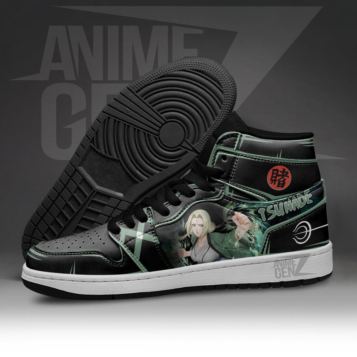 Naruto Tsunade JD Sneakers Custom Anime Shoes
