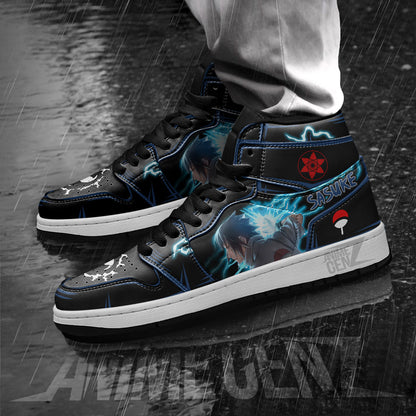 Naruto Uchiha Sasuke JD Sneakers Custom Anime Shoes