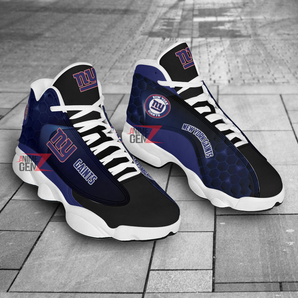 New York Gaints Air Jordan 13 Sneakers NFL Custom Sport Shoes