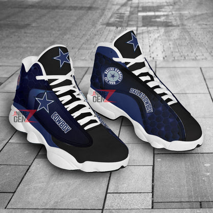 Dallas Cowboy Air Jordan 13 Sneakers NFL Custom Sport Shoes