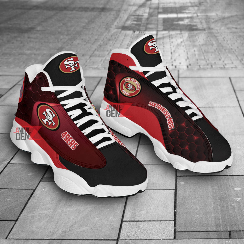San Francisco 49ers Air Jordan 13 Sneakers NFL Custom Sport Shoes