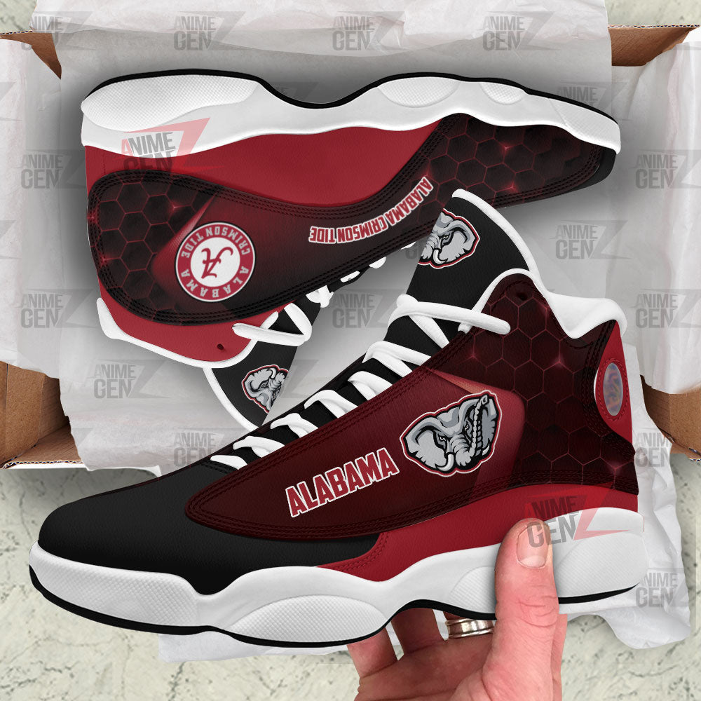 Alabama Crimson Tide Air Jordan 13 Sneakers NFL Custom Sport Shoes