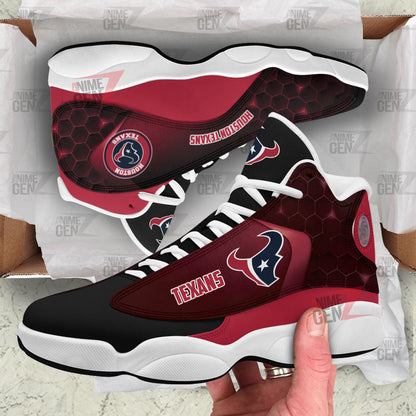 Houston Texans Air Jordan 13 Sneakers NFL Custom Sport Shoes