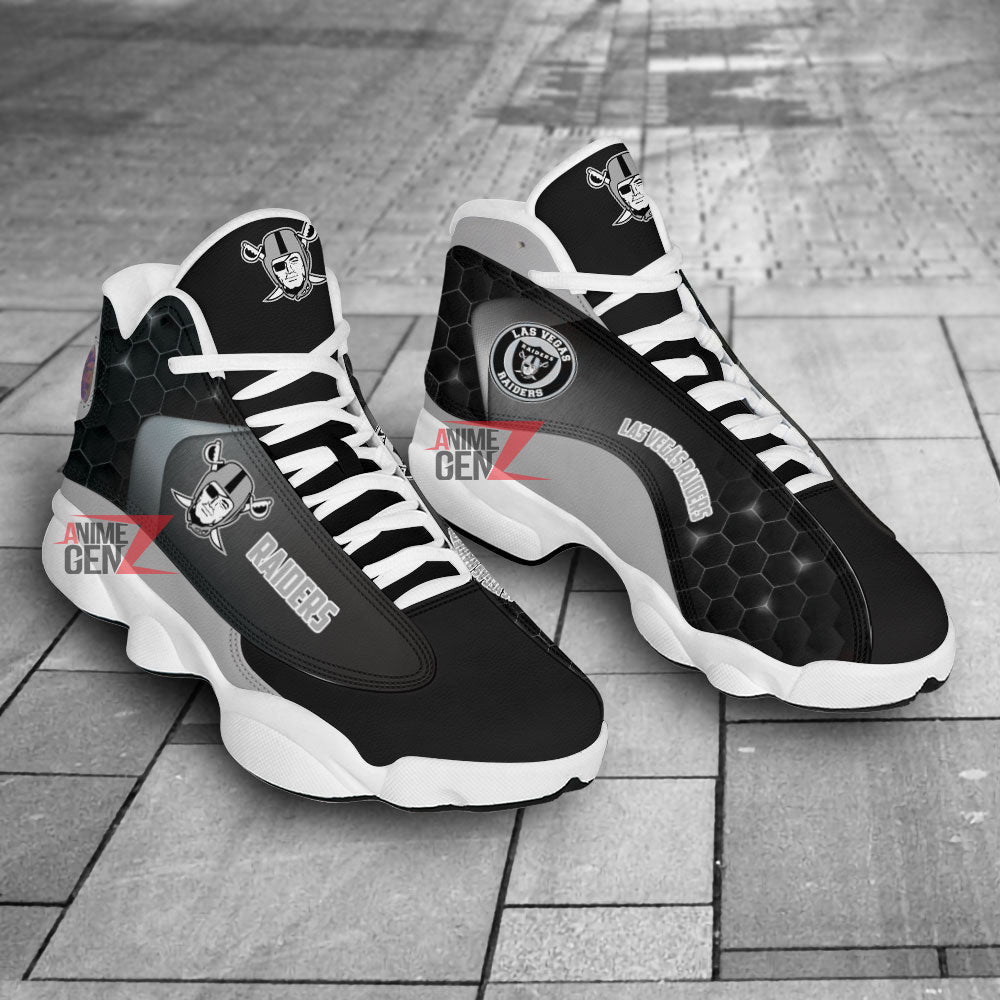 Las Vegas Raiders Air Jordan 13 Sneakers NFL Custom Sport Shoes