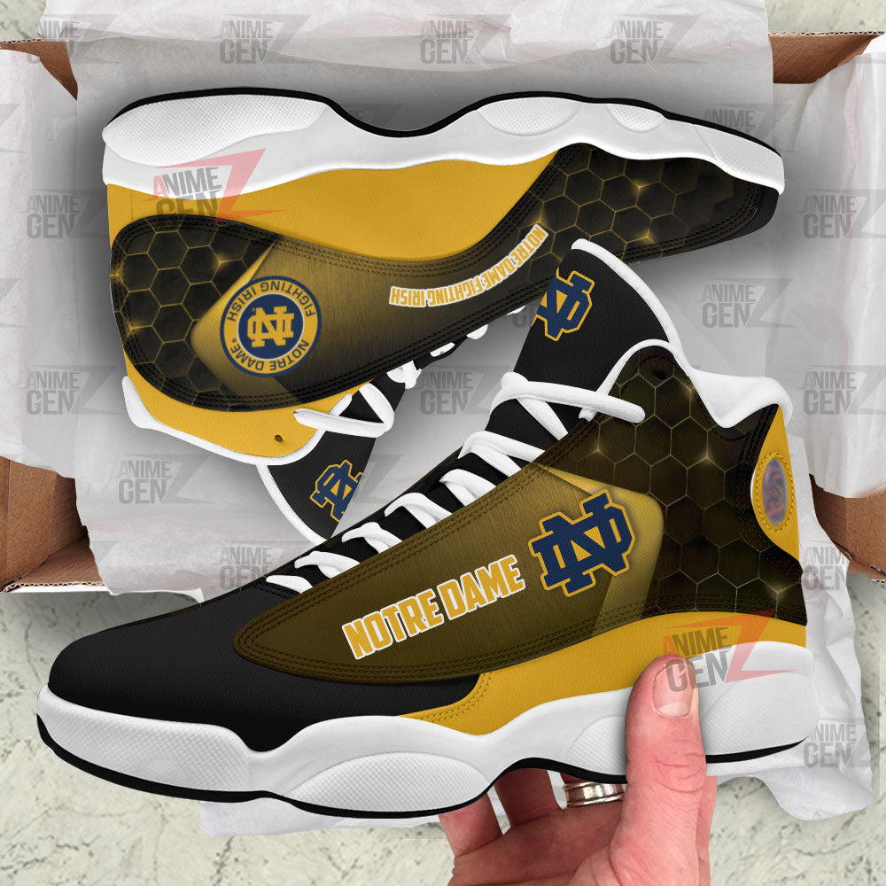 Notre Dame Fighting Irish Air Jordan 13 Sneakers NFL Custom Sport Shoes