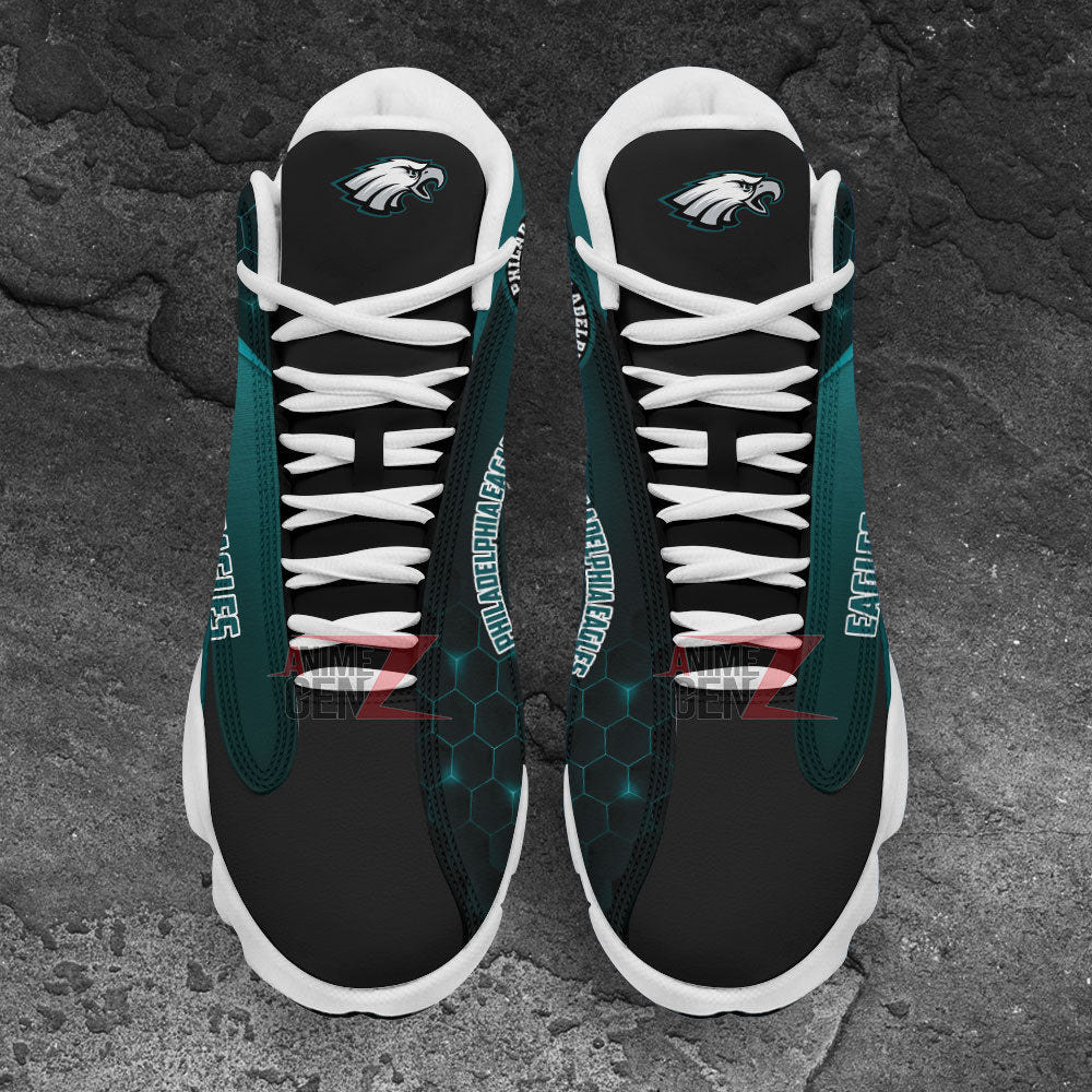 Philadelphia Eagles Air Jordan 13 Sneakers NFL Custom Sport Shoes