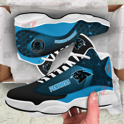 Carolina Panthers Air Jordan 13 Sneakers NFL Custom Sport Shoes