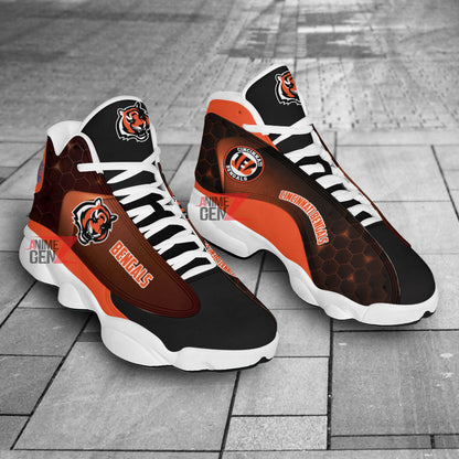 Cincinnati Bengals Air Jordan 13 Sneakers NFL Custom Sport Shoes