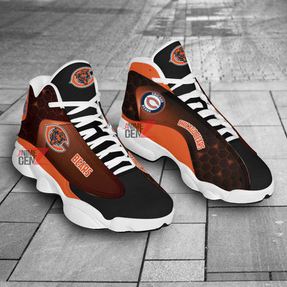 Chicago Bears Air Jordan 13 Sneakers NFL Custom Sport Shoes