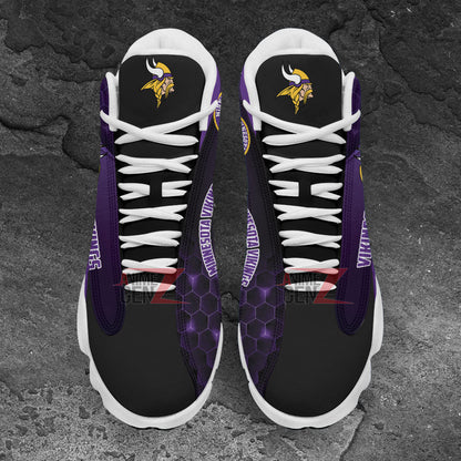 Minnesota Vikings Air Jordan 13 Sneakers NFL Custom Sport Shoes