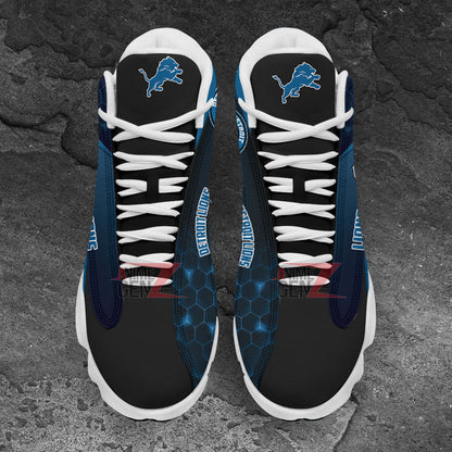 Detroit Lions Air Jordan 13 Sneakers NFL Custom Sport Shoes