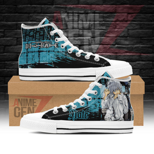 Death Note Nate High Top Shoes Custom Anime Shoes