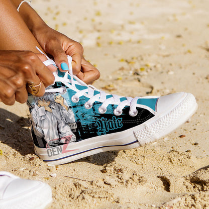 Death Note Nate High Top Shoes Custom Anime Shoes