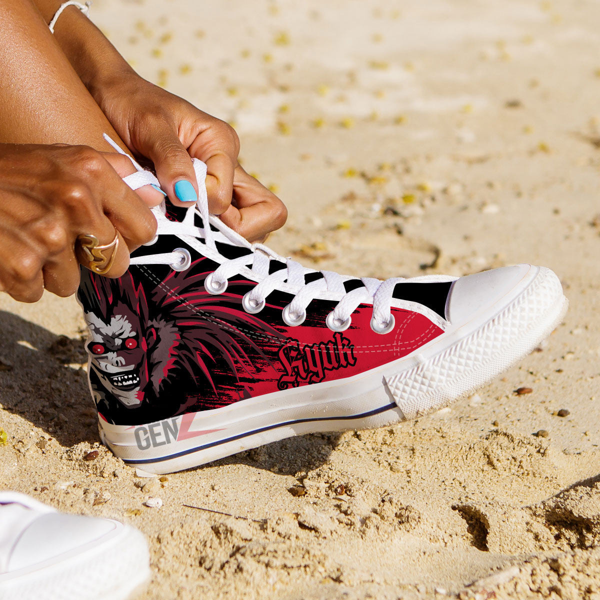 Death Note Ryuk High Top Shoes Custom Anime Shoes