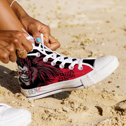 Death Note Ryuk High Top Shoes Custom Anime Shoes