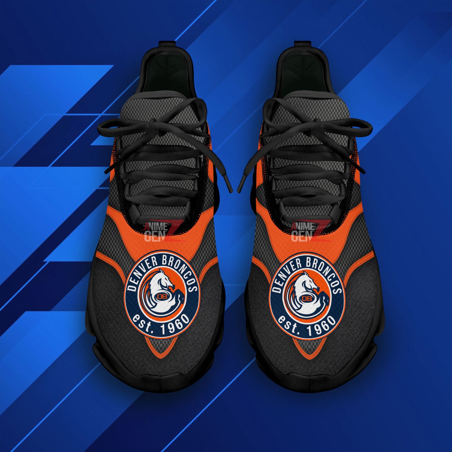 Denver Broncos Sneakers NFL Custom Sports Shoes