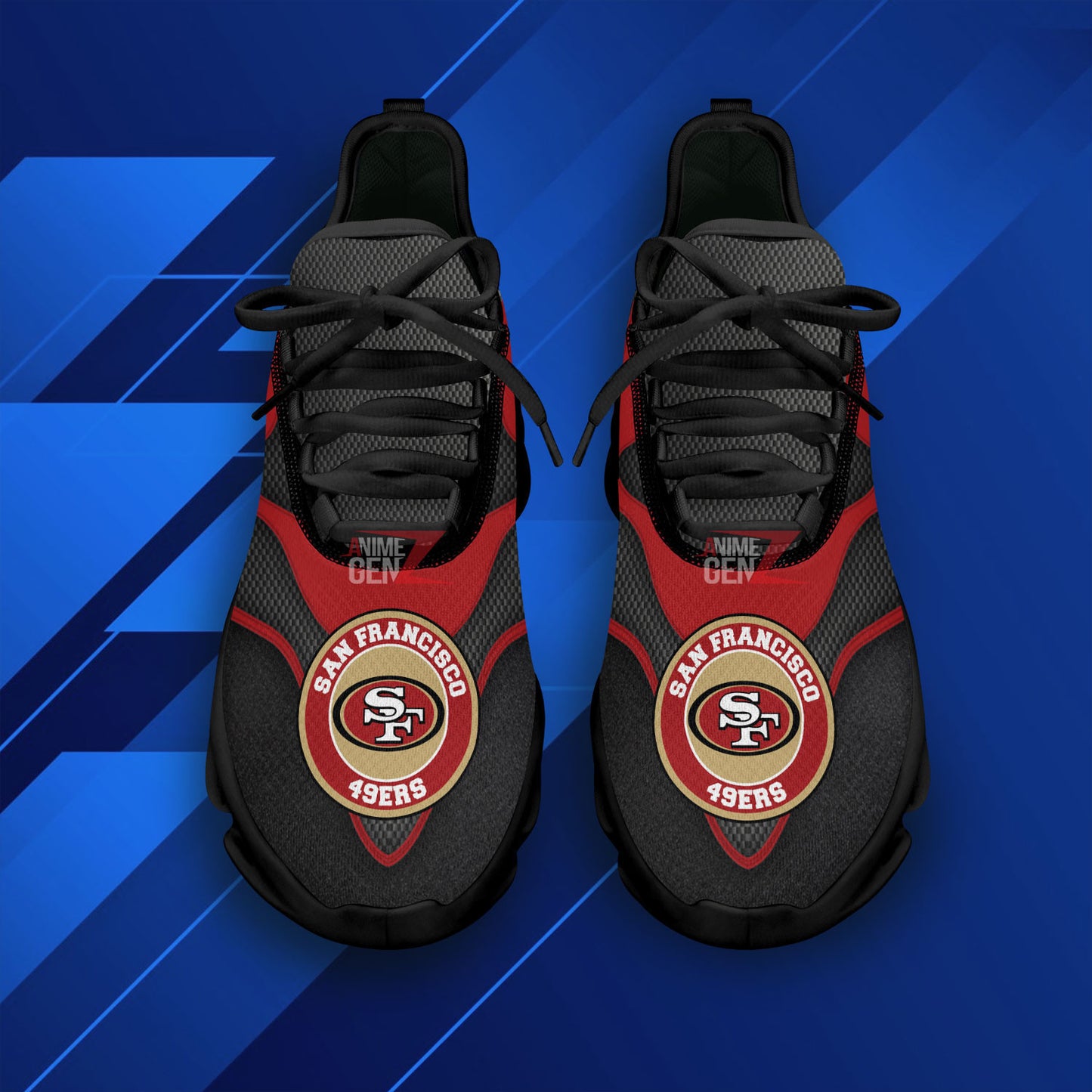 San Francisco 49ers Sneakers NFL Custom Sports Shoes