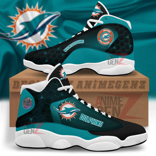 Miami Dolphins Air Jordan 13 Sneakers NFL Custom Sport Shoes