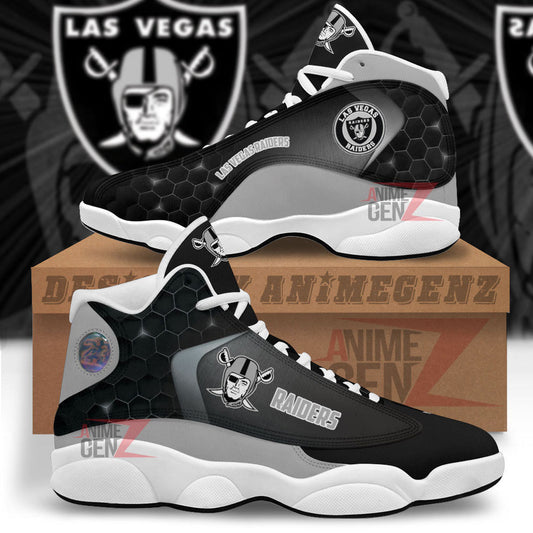 Las Vegas Raiders Air Jordan 13 Sneakers NFL Custom Sport Shoes