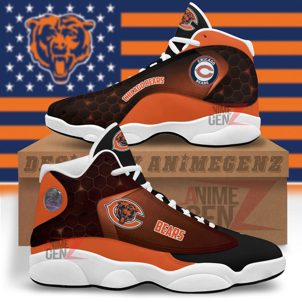 Chicago Bears Air Jordan 13 Sneakers NFL Custom Sport Shoes