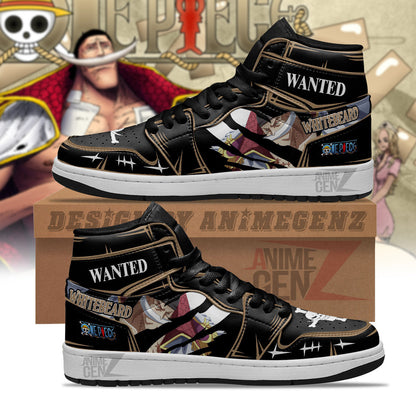 One Piece Edward Newgate Whitebeard JD Sneakers Custom Anime Shoes