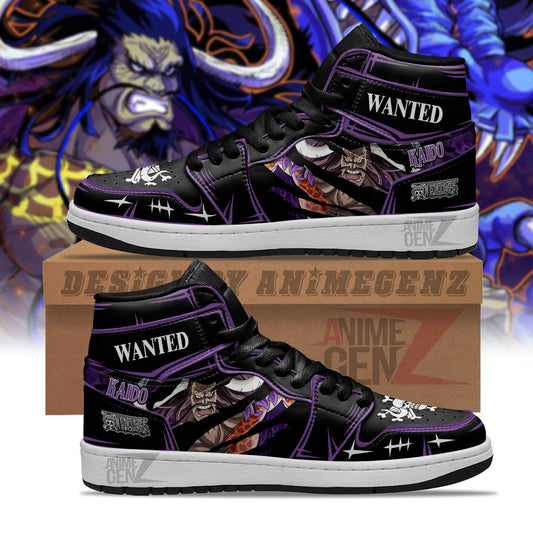 One Piece Four Emperors-Kaido JD Sneakers Custom Anime Shoes
