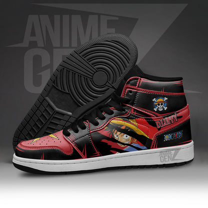 One Piece Monkey D. Luffy JD Sneakers Custom Anime Shoes
