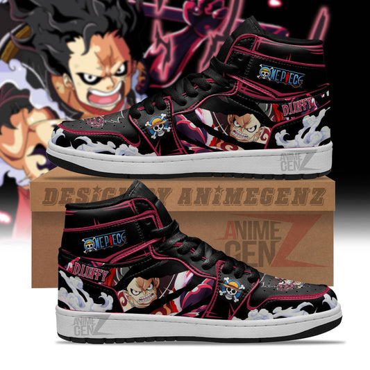 One Piece Monkey D.Luffy JD Sneakers Custom Anime Shoes